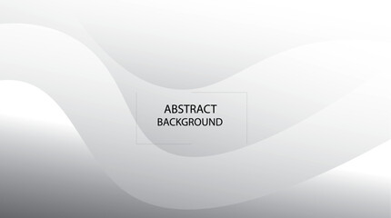 Poster - Abstract background space your text. vector illustration. White and gray background with wavy lines.