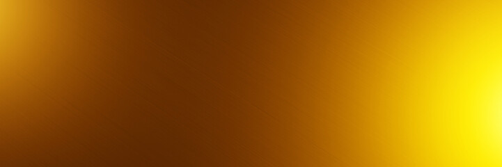 Wall Mural - Golden metallic background. Yellow metal texture.
