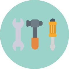 Wall Mural - Tools Icon