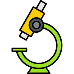 Wall Mural - Microscope Icon