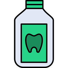 Wall Mural - Mouthwash Icon