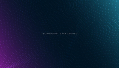 abstract technology particles dots background