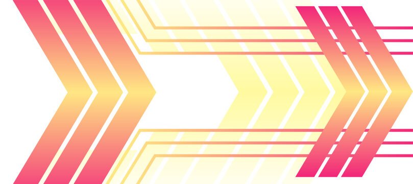 chevron techno sporty geometric yellow gradient design background