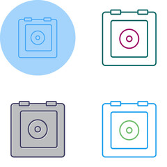 Sticker - Vault Vector Icon