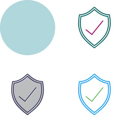 Poster - Protected Vector Icon