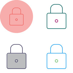 Sticker - Lock Vector Icon