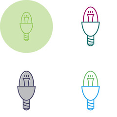 Poster - Bulb Vector Icon