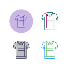 Poster - T Shirt Vector Icon