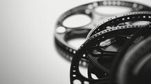Multiple Film Reels With A Focus On Their Intricate Details.