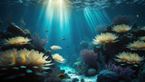Fototapeta Do akwarium - 美しい海の中
