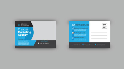 Corporate postcard template