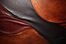 Brown And Red Leather Texture Background