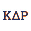 KAPPA Delta Rho greek letters vector, ΚΔP letters	
