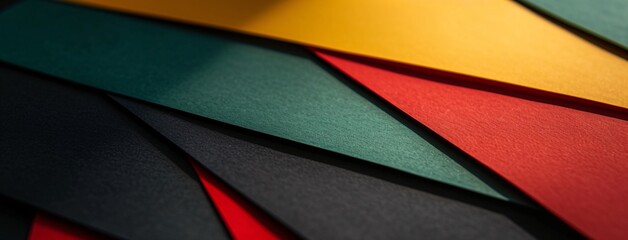 Aufkleber - Colorful Paper Cutouts Generative AI