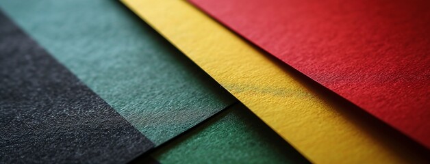 Aufkleber - Colorful Paper Rolls in Various Shades Generative AI