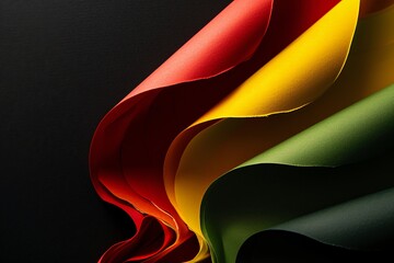 Aufkleber - Colorful Paper Rolls Generative AI