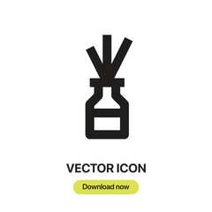Leinwandbilder - Air Freshener icon vector. Linear-style sign for mobile concept and web design. Air Freshener symbol illustration. Pixel vector graphics - Vector.