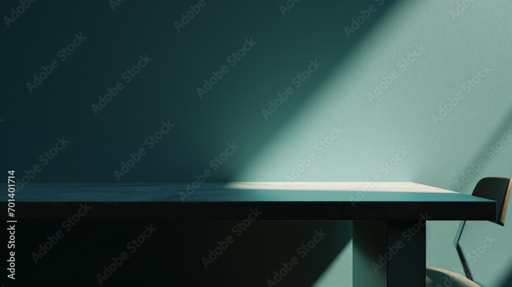 Minimalistic Clean Background with Simple Table Surface Stock Photo ...