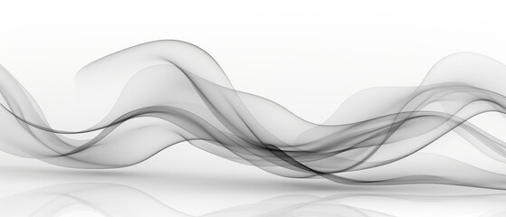 Abstract white wave and curve design with a modern and smooth motion.