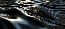A Black And White Photo Of A Wave In The Ocean Generative AI