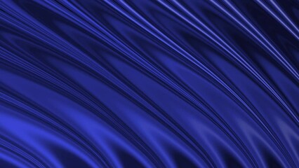 Wall Mural - abstract blue motion background. dynamic animated loopable background video with wavy texture.