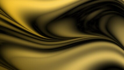 Wall Mural - abstract yellow motion background. dynamic animated loopable background video with wavy texture.