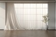 White curtains for home decor