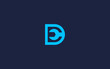 letter d repair logo icon design vector design template inspiration