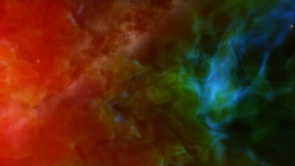 nebula gas cloud in deep outer space
