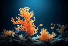 Coral Reefs Underwater In The Ocean