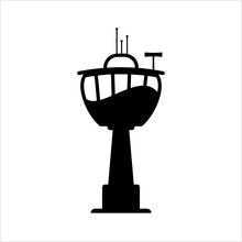 Airport Control Tower Icon M_2312001