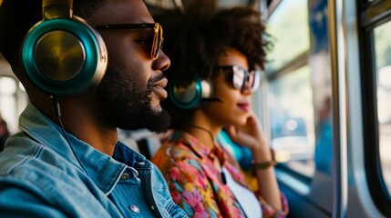 a man and a woman wearing sunglasses