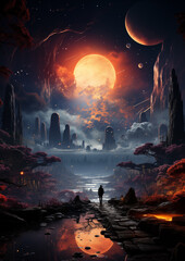 Wall Mural - Space Poster