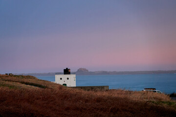 Wall Mural - Sunrise in Northumberland in December 2023