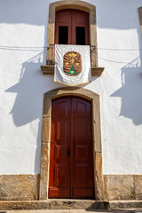 Wall Mural - Characteristic architecture in the historic Sao Joao del Rei, colonial city on Minas Gerais state, Brazil