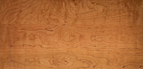 Wall Mural - wood texture background. empty solid wood desktop texture background. north american cherry wood pla