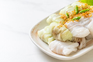 Poster - ( Kow Griep Pag Mor)Pork Steamed Rice Parcels