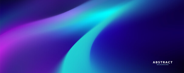 Poster - Gradient abstract backgrounds of northern lights. aurora borealis sky. soft tender purple, green, pink and blue gradients for app, web design, webpages, banners, greeting cards. vector design.