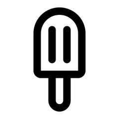Wall Mural - popsicle line icon
