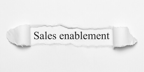 Canvas Print - Sales enablement	