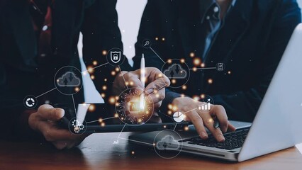 Digital transformation technology strategy, IoT, internet of things. transformation of ideas and the adoption of technology in business in the digital age, enhancing global business capabilities. Ai
