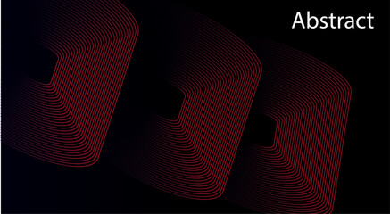 Poster -  Abstract tech squares geometric banner. Vector art colorful backgrounAbstract futuristic dark blue background with glowing diagonal lines.