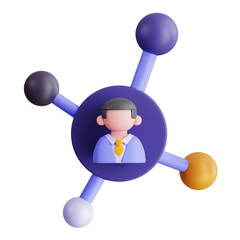 Poster - 3D Model of a Business Networking Event. Business Networking Event Design for Building Professional.
3d illustration, 3d element, 3d rendering. 3d visualization isolated on a transparent background