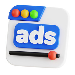 Poster - 3D Graphics for Web Advertising. 3D Web Advertising Mastery.
3d illustration, 3d element, 3d rendering. 3d visualization isolated on a transparent background