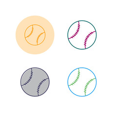 Canvas Print - Ball Vector Icon