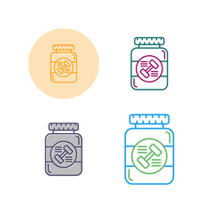 Sticker - Protein Vector Icon