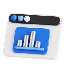 Poster - Digital Insight 3D Rendering of Online Analysis. Strategic Data Examination Modern 3D Online Analysis 
3d illustration, 3d element, 3d rendering. 3d visualization isolated on a transparent background