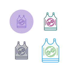 Sticker - Shirt Vector Icon