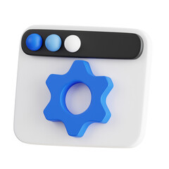 Poster - Digital Web Universe. 3D Rendering of Web Setting. Website Environment.
3d illustration, 3d element, 3d rendering. 3d visualization isolated on a transparent background