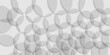 © Ahmad Araf - Abstract white and gray circle technology background. Abstract white and grey color geometric background with copy space. Abstract white lines background.